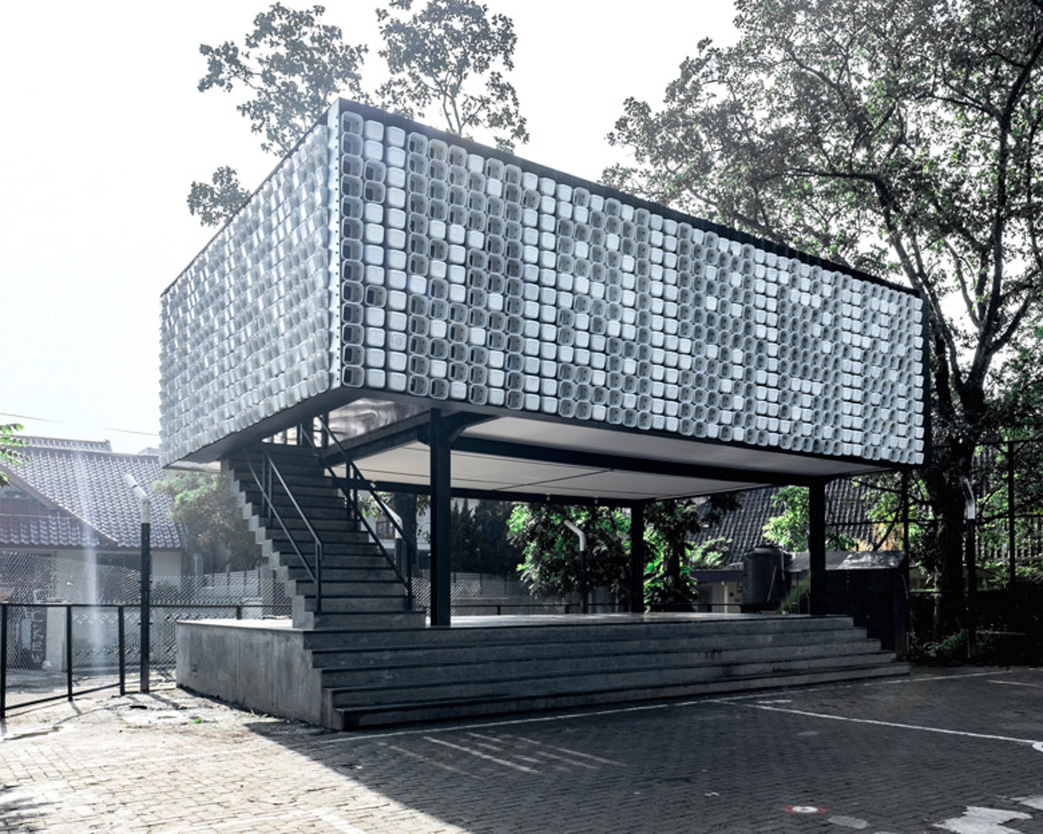 SHAU Microlibraries, Indonesia - external view