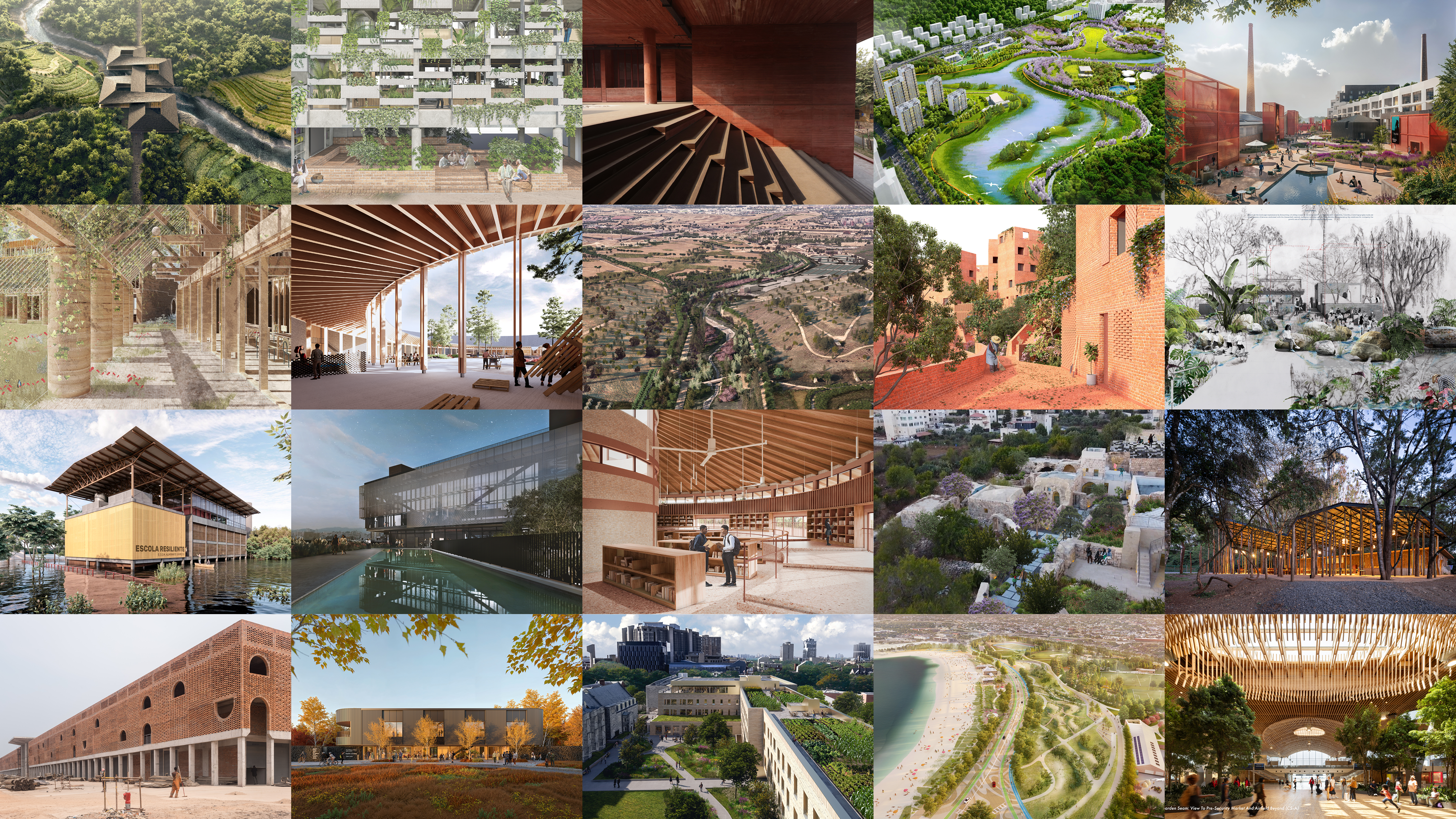 Holcim Foundation Awards 2025 Winners Collage