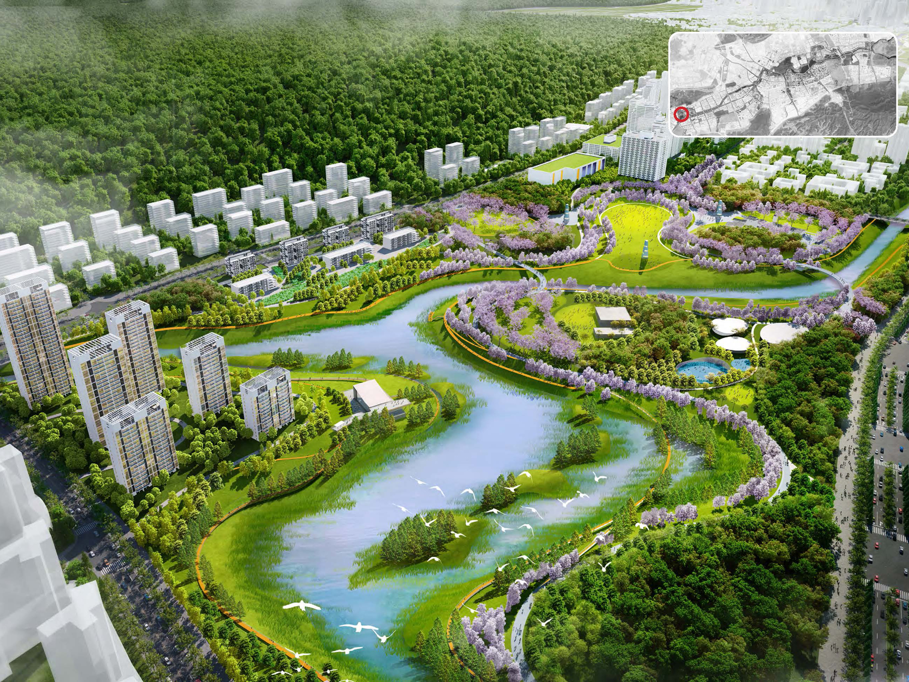 Restored river ecology